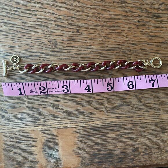 💍Rustic Cuff Clasp Bracelet - brown and gold braid pattern. NWOT. - Picture 9 of 9